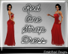 Red One Strap Dress