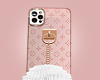 Iphone pink pompom
