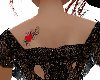 Hearts Upper Back Tattoo