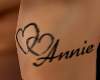 Annie left arm tat