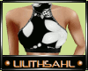 LS~XXL B & W DRESS