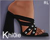 K Tae black heels