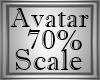 70% Avatar Scale