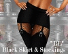 Black Skirt & Stock. RL