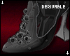 H | Dark Skull Heels