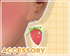 strawberry earrings