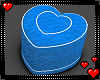 Heart Pouf [blue]