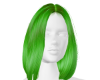 Green short hair