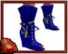 *C Leather Boots Blue