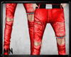 .M. Red Punk Jeans