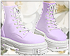 IlE pastel boots lilac