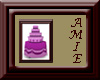 *Amie* Purple Cake/Table