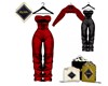 SUBMINA JUMPSUIT RED