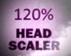 120% HEAD SCALER