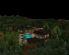 Night Ocean Mansion