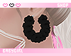 ♡ Fur Hoop Black