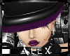 *AX*PVC Purple Hat