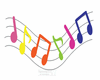 Musical Notes Blue