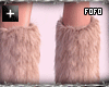 y2k cream fur boots