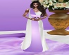 Lilac n White Dress