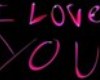 ILY - hot pink - neon