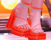 LD ORANGE HEELS