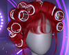 bella + curlers red