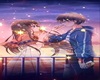 cute love anime cutout