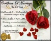 CUSTOM MARRIAGE LICENSE