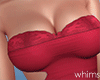 Lace Mini Dress Crimson