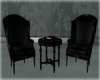 VICTORIAN CHAIRS & TABLE