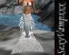 Silver Mermaid Tail