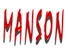 MANSON STICKER TRANSP