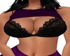 sexy top lila y negro