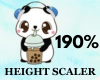 Height Scaler 190%