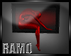 Red Woman 3D Frame
