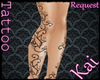 ::K:: Ailis Leg Tattoos