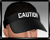 !P Caution cap/visor