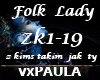 Folk Lady zk1-19