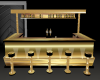 small goldblack bar