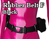 Rubber Belt F Black