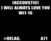 ACCOUSTIC COVER