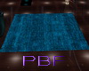 PBF*Blue Rectangle Rug