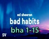 Ed Sheeran-bad habits