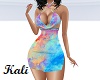 Tie-dyed Mini Dress