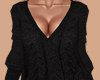 E* Black V-neck Sweater