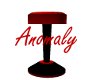 Red and Black Bar Stool