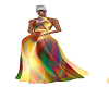 Rainbow Sheer Gown
