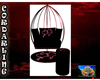 Red Rose CHair Swing