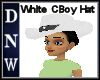 White CBoy Hat